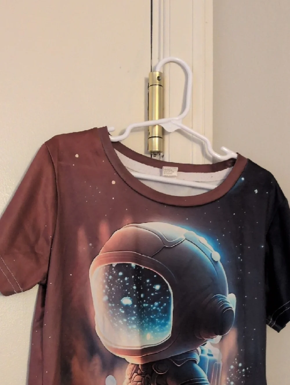 Kids Space Astronaut‎ Graphic Tee - Brown/Black